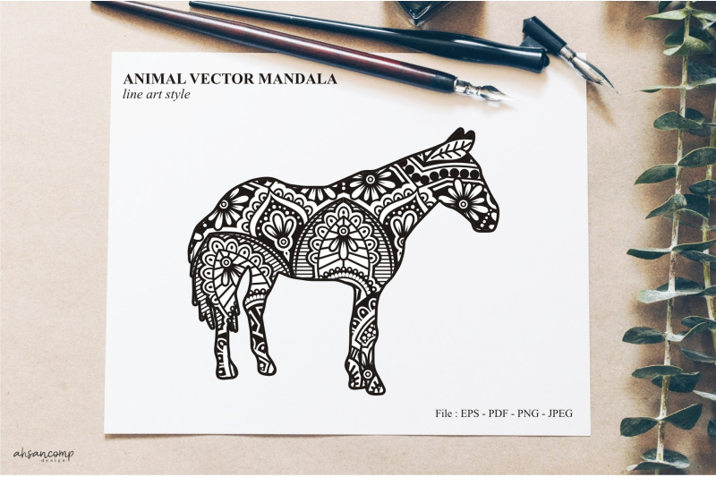 animal-vector-mandala-line-art-style