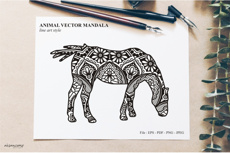 animal-vector-mandala-line-art-style