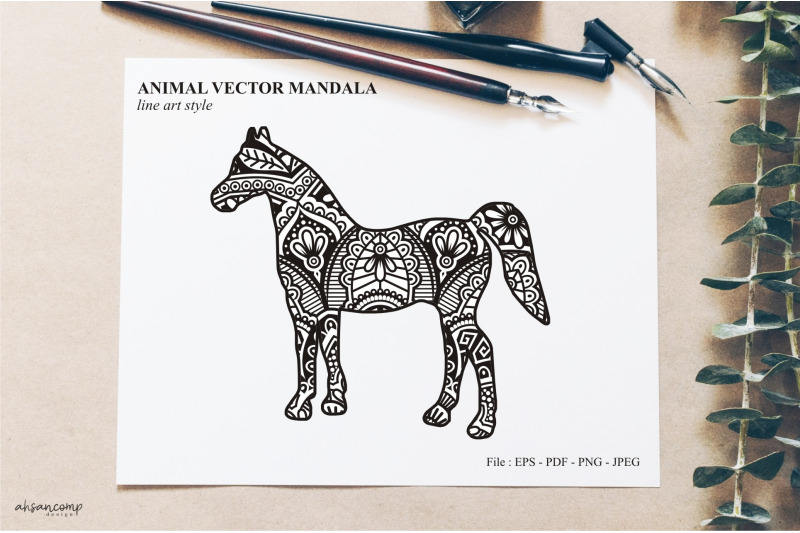 animal-vector-mandala-line-art-style