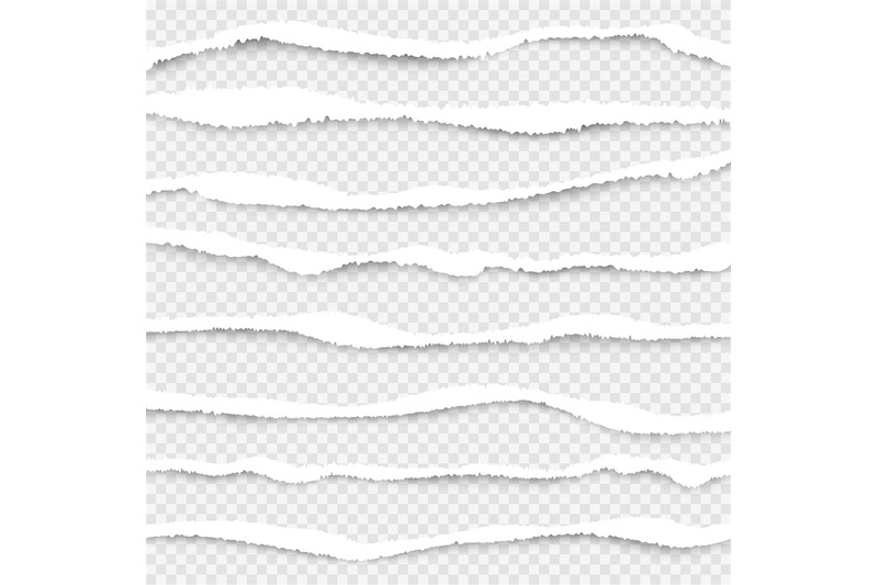 ripped-paper-cut-edges-of-white-paper-vector-ripped-lines-realistic-t