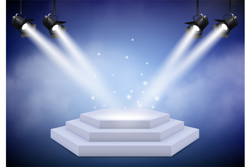 award-podium-empty-trophy-event-stage-with-stairs-projector-lighting