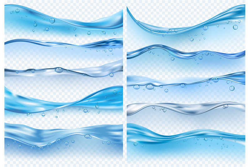 wave-realistic-splashes-liquid-water-surface-with-bubbles-and-splashe