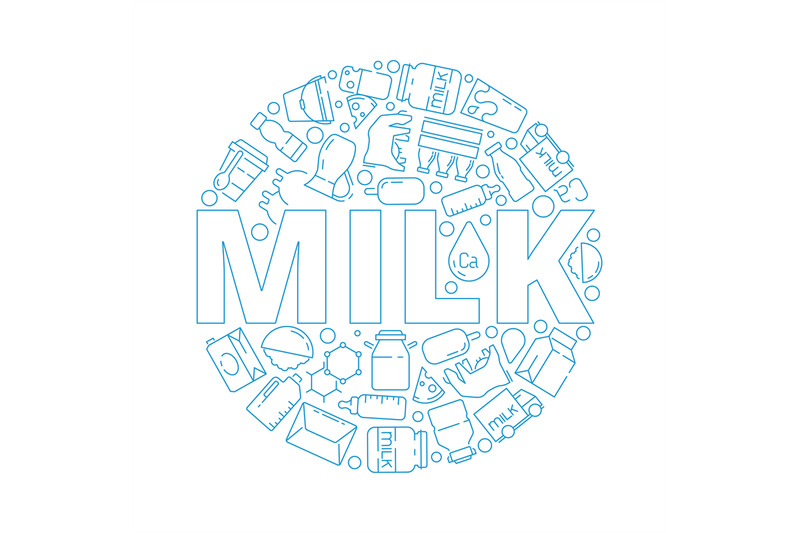 milk-icons-circle-shape-with-symbols-of-dairy-farm-food-yogurt-cheese