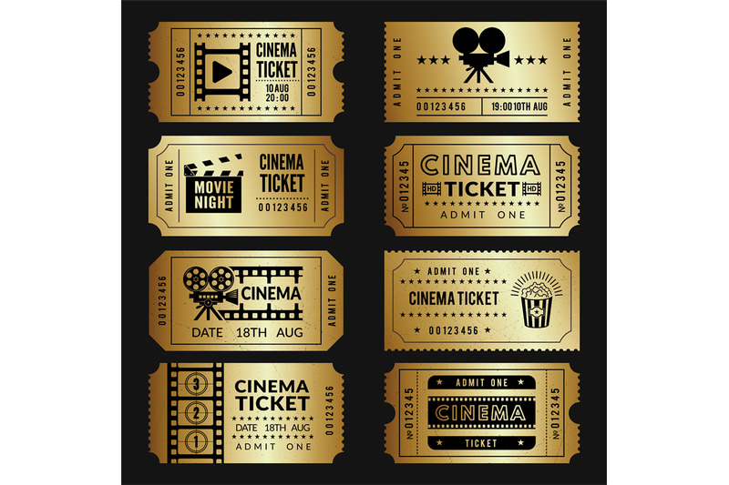 golden-tickets-entry-cinema-tickets-templates-with-illustrations-of-v