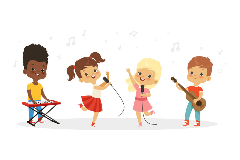 singing-kids-vector-cute-children-choir-kids-vocal-group-illustratio