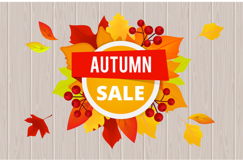 autumn-sale-banner-template-vector-sale-flyer-with-autumn-yellow-red