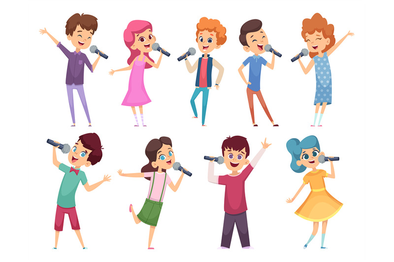 singing-childrens-male-and-female-kids-standing-with-microphones-musi