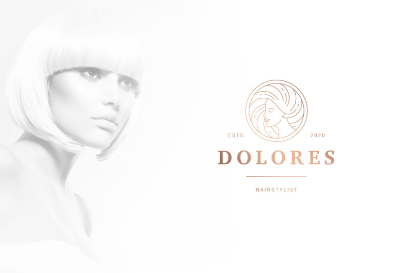 female-face-hair-stylist-logo-design