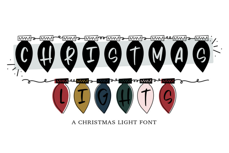 christmas-lights-a-hand-lettered-christmas-font