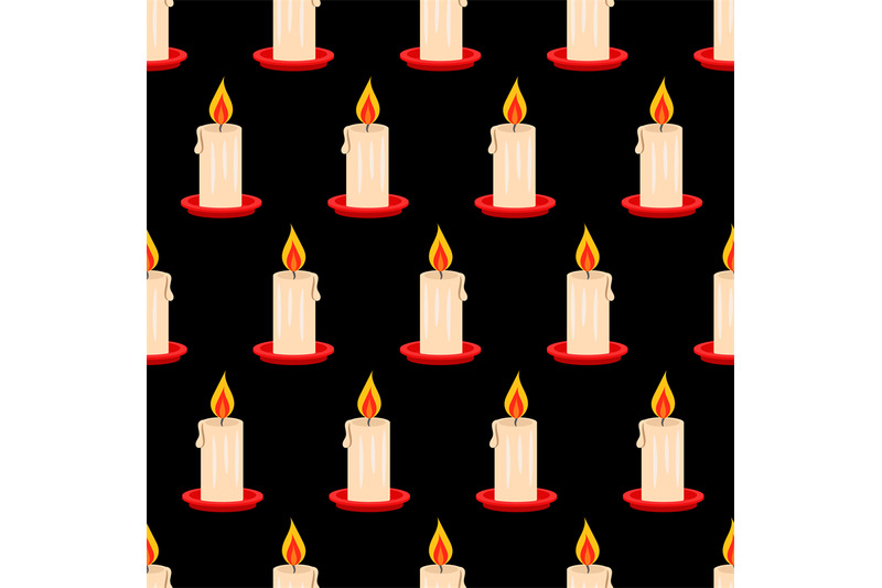 candle-seamless-pattern