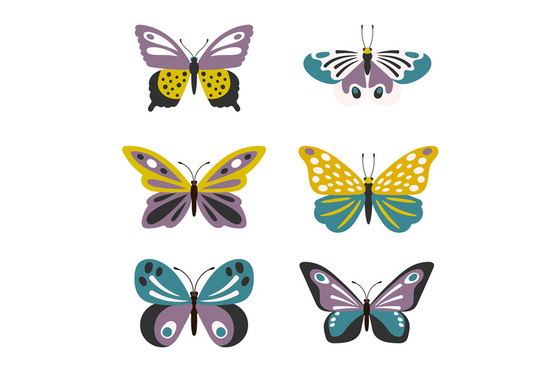 cute-butterflies-set