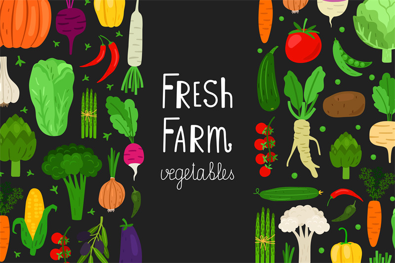 fresh-menu-vegetables-banner-vector-template-vegan-food-background