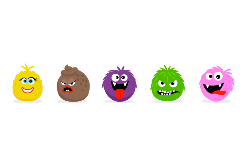 monster-faces-emoticons-vector-cartoon-funny-angry-and-smile-cartoon