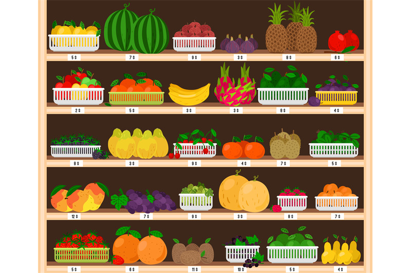 fruits-supermarket-shelves-food-farm-store-interior-with-fruit-showca