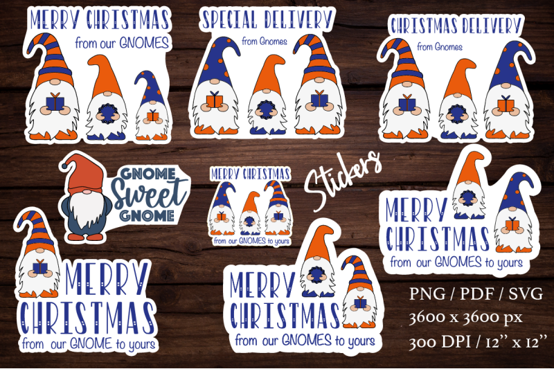 christmas-gnomes-merry-christmas-stickers