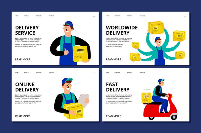 delivery-service-landing-page