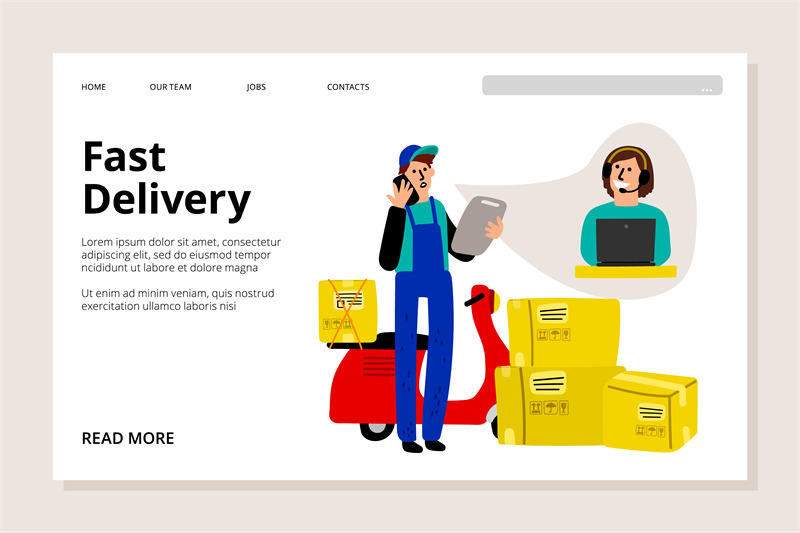 fast-delivery-web-page