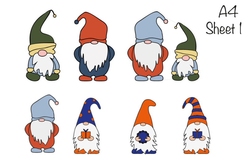 gnome-stickers-christmas-gnomes
