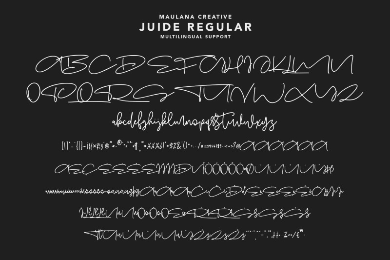 juide-casual-signature-font