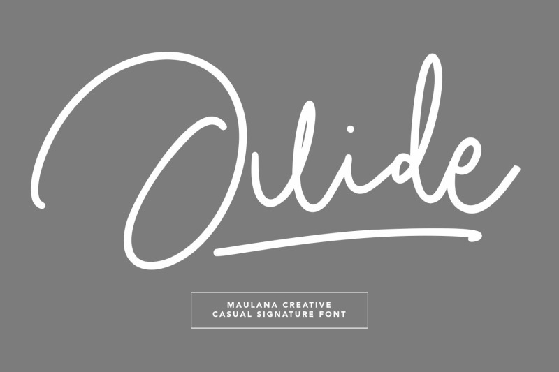 juide-casual-signature-font