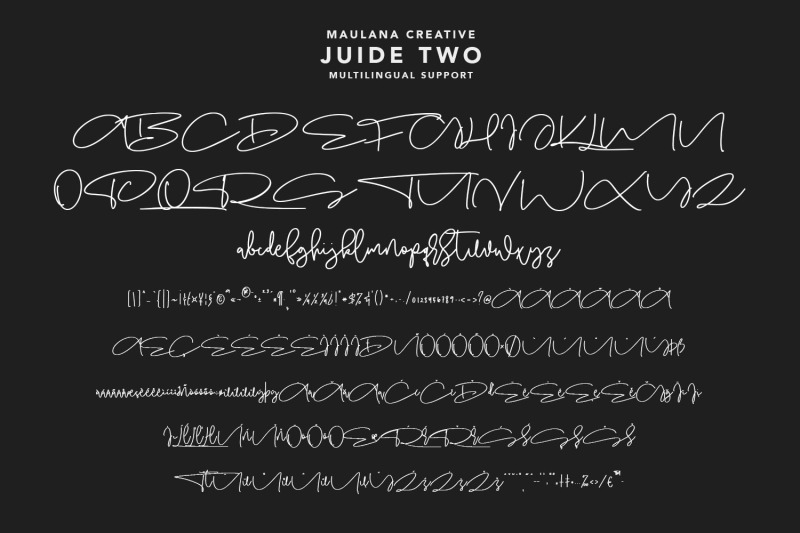 juide-casual-signature-font