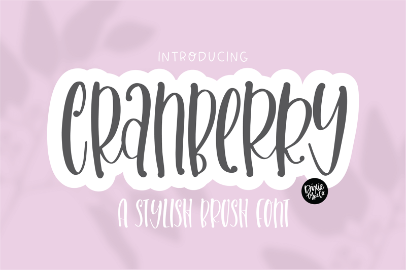cranberry-stylish-font