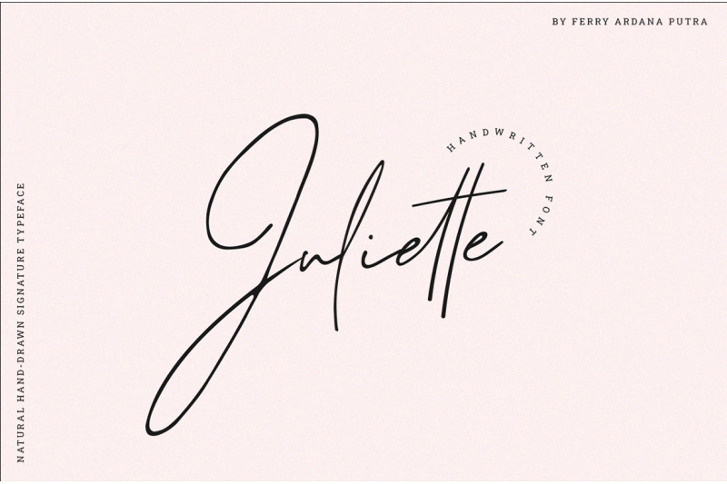 juliette-signature-font