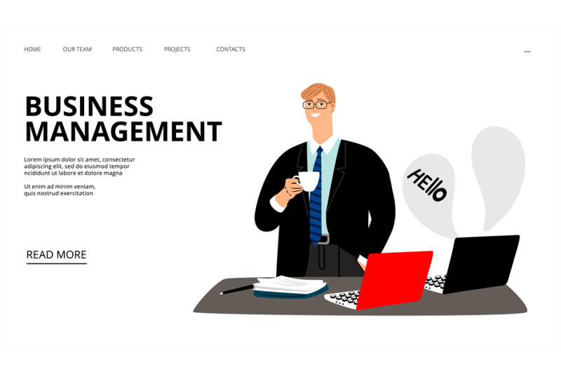 business-management-landing-page