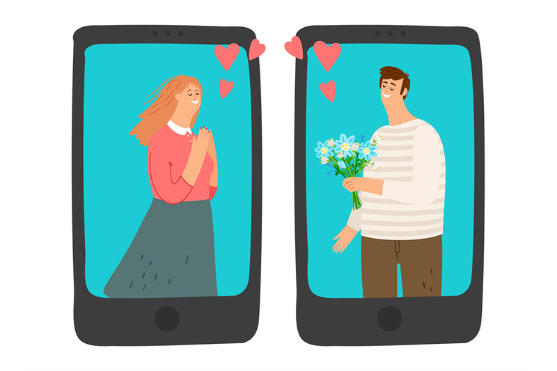 online-dating-illustration