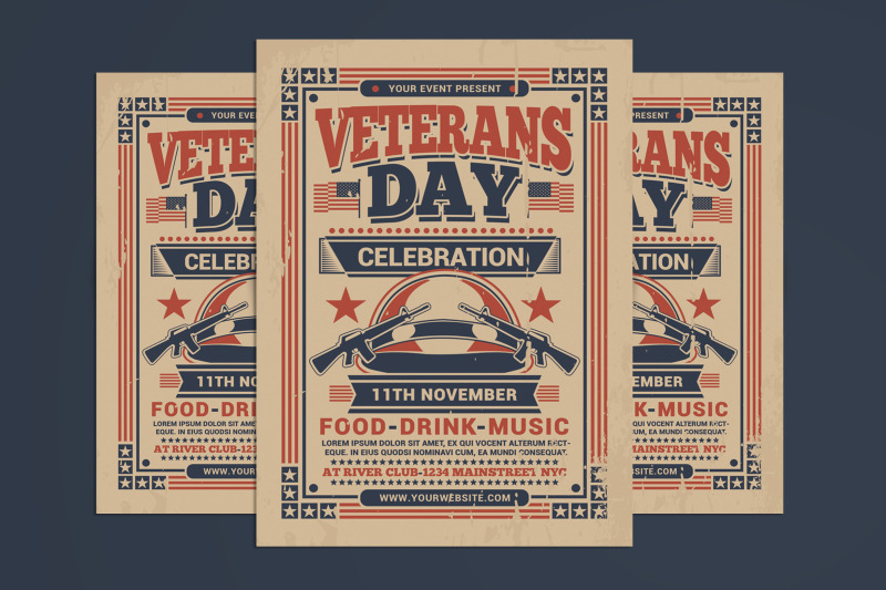 veterans-day-flyer-template