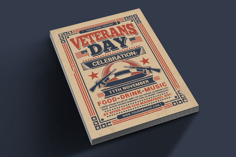 veterans-day-flyer-template