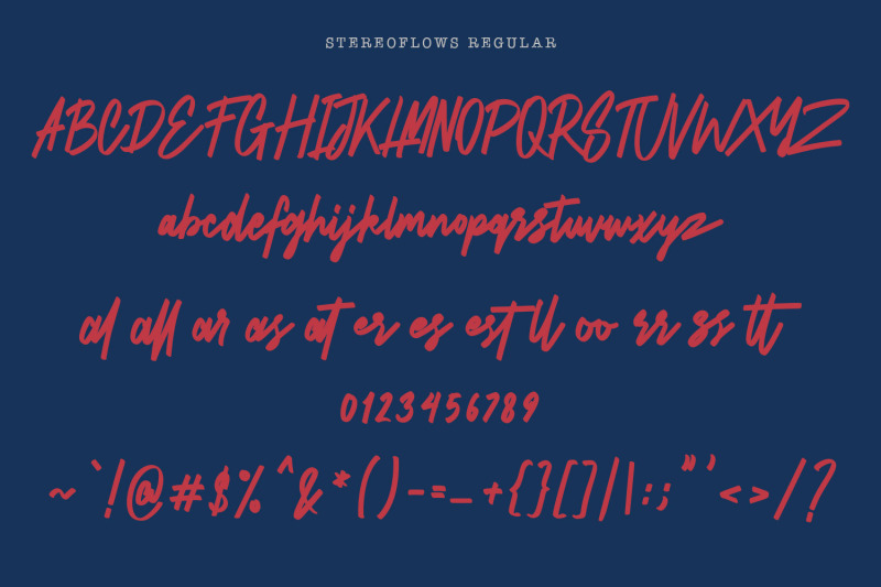 stereoflows-font