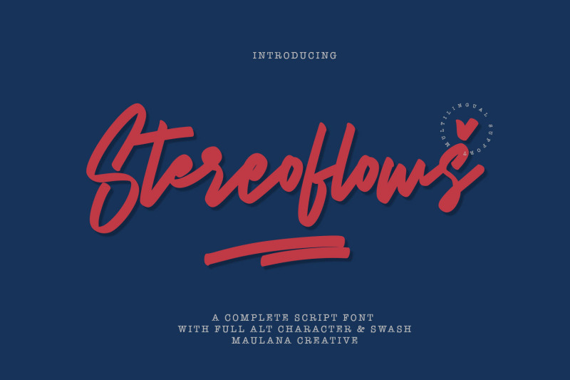 stereoflows-font