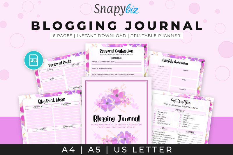 blogging-journal-printable