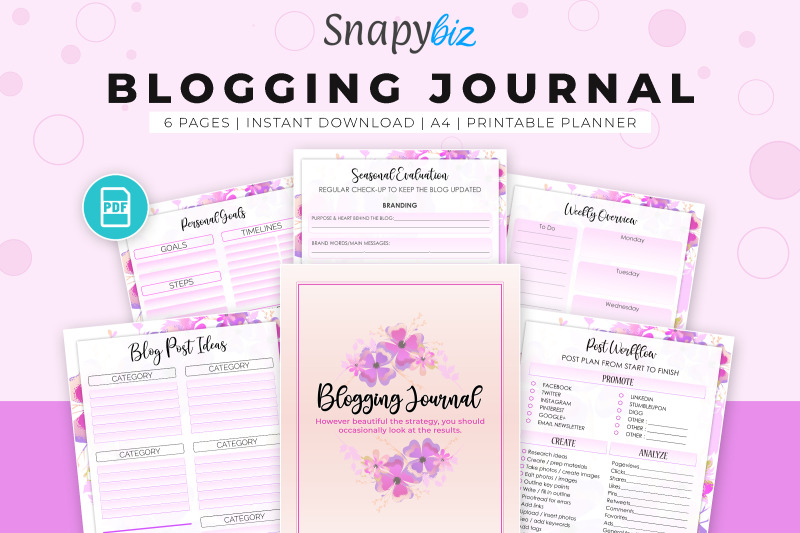 blogging-journal-printable