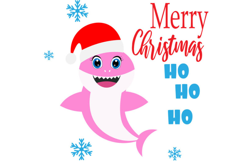 christmas-shark-svg-cut-files-merry-christmas-svg-baby-shark-svg-gir