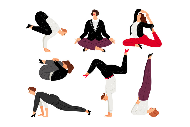 business-woman-do-yoga-pose-relax-and-meditation