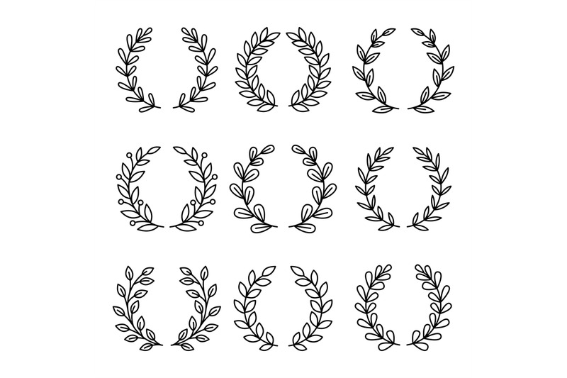 laurel-wreath-award-icons