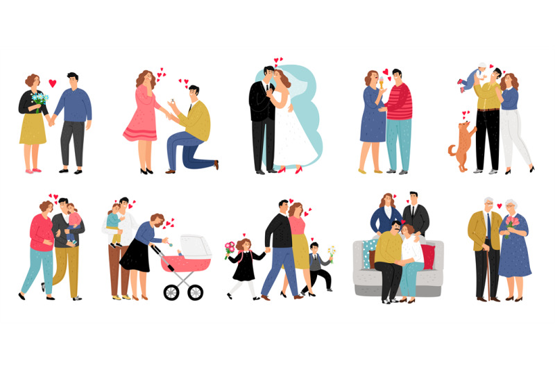 stages-of-family-illustration