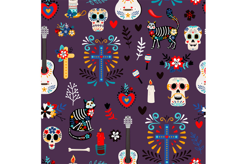 seamless-mexican-deadpattern