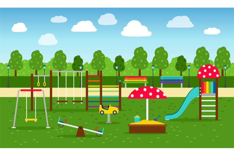 park-playground-background