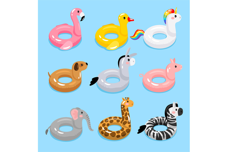 animals-pool-float-rings