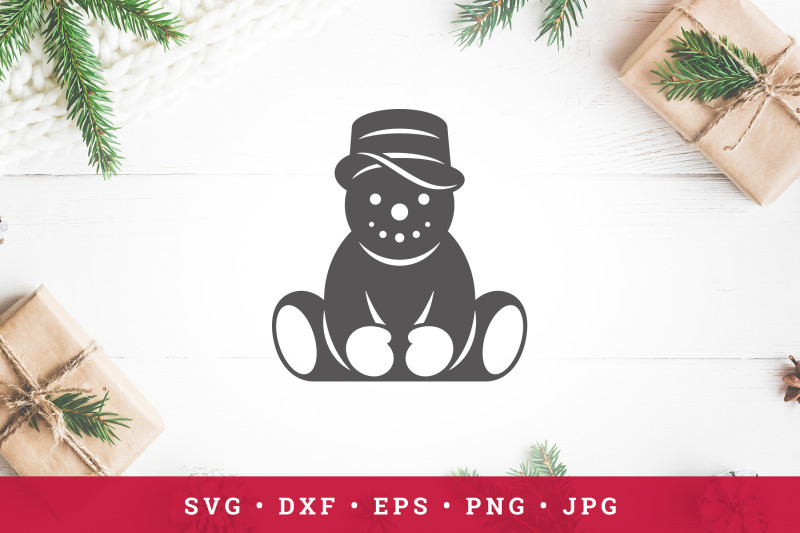 cute-snowman-sitting-vector-illustration-svg-png-dxf-eps-jpeg-c