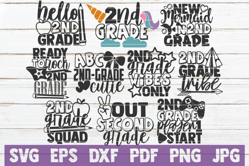 second-grade-svg-bundle-svg-cut-files