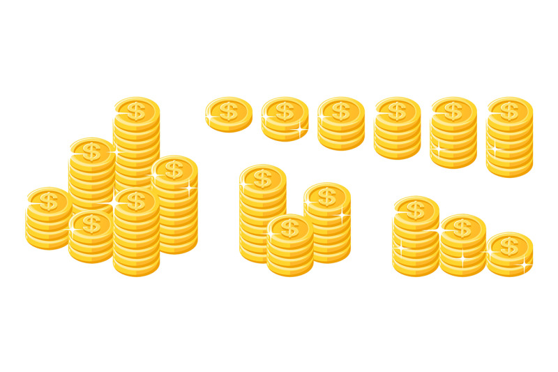 gold-coins-stack-pattern