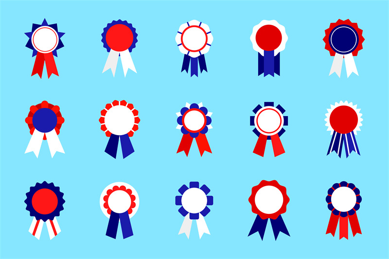 colored-badge-emblem-awards-set-with-ribbon