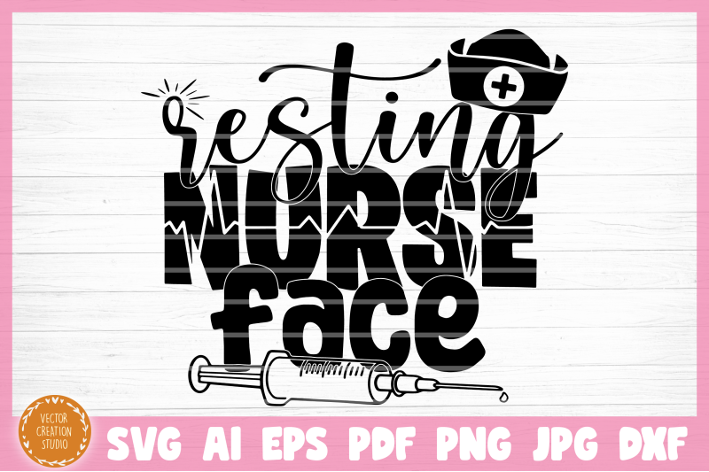 resting-nurse-face-svg-cut-file