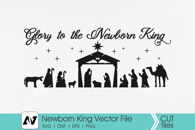 nativity-svg-glory-to-the-newborn-king-svg-christmas-svg