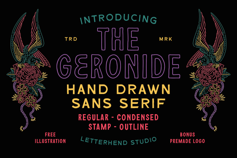 the-geronide-hand-drawn-sans-serif