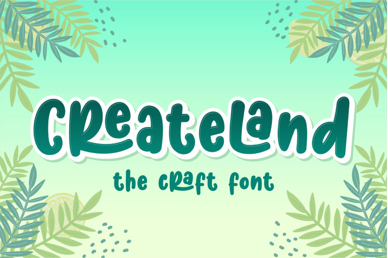 createland-craft-font
